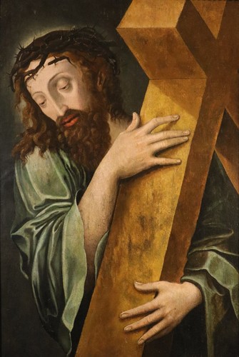Dipinto antico cristo - dipinto,
