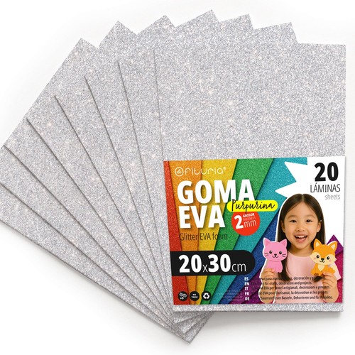 Ofituria fogli gomma eva - gomma,