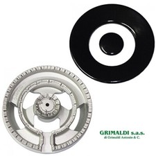 BRUCIATORE TRIPLA CORONA COMPLETO DEFENDI PIANO COTTURA ADATTABILE VARIE MARCHE