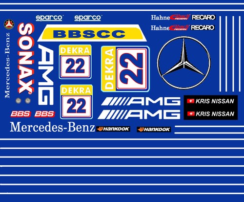 Decalcomanie slot car kris - #22,