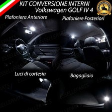 KIT LED INTERNI SPECIFICO PER VOLKSWAGEN GOLF 4 IV KIT COMPLETO CANBUS NO AVARIA