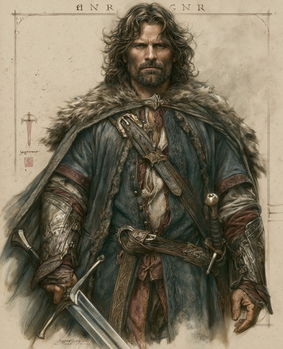 Aragorn mantello ranger - un,