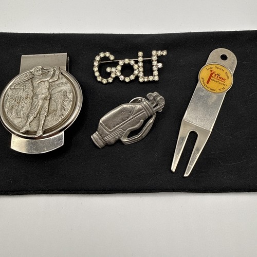 Vintage golf spilla bavero - vintage,