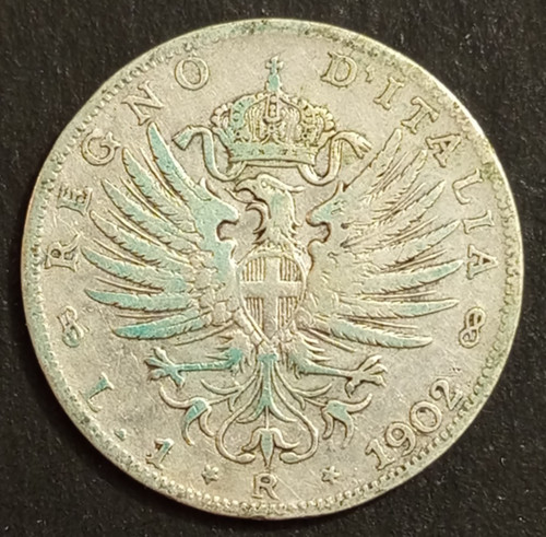 Lira 1902 aquila sabauda - 1902,