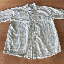 Camicia Quicksilver Premium Regular Fit Uomo L Giallo Plaid Tasca con Bottoni