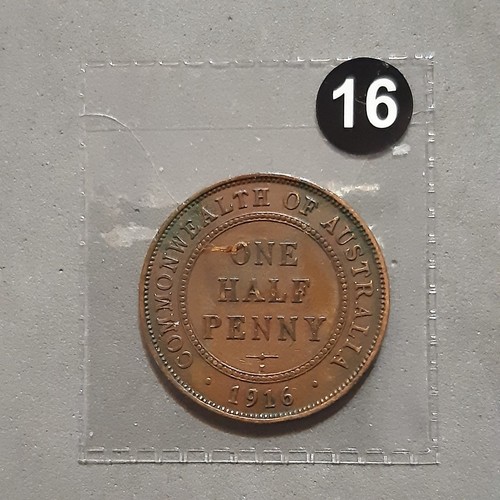 Australia one half penny - half, penny"