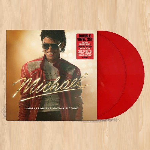 Red vinyl michael - michael, jackson
