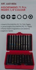 Assortimento inserti pz. 71