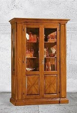 VETRINA 2 ANTE INTARSIATA