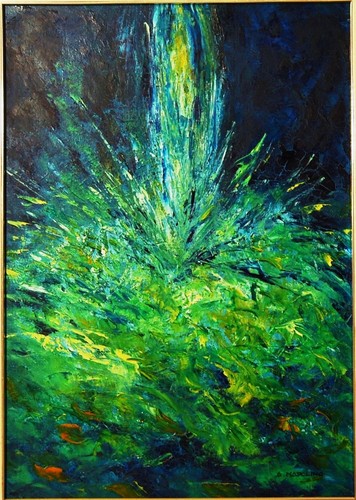 Dipinto olio tela 50x70 - olio, su