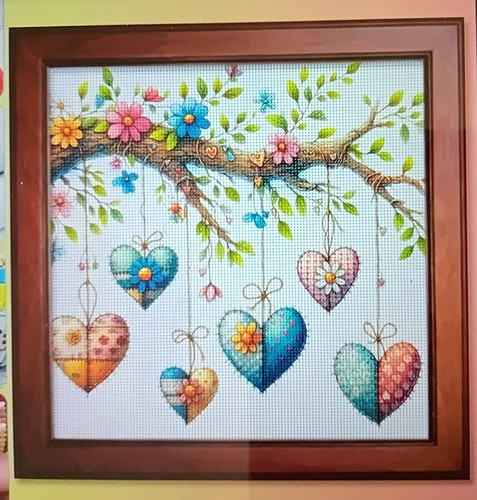 Kit punto croce prestampato - ,