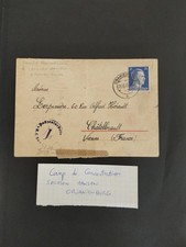 WWII LETTRE DU CAMP DE