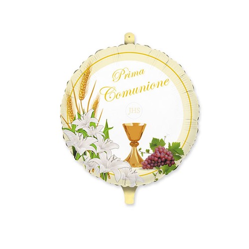 Pallone prima comunione calice - comunione,