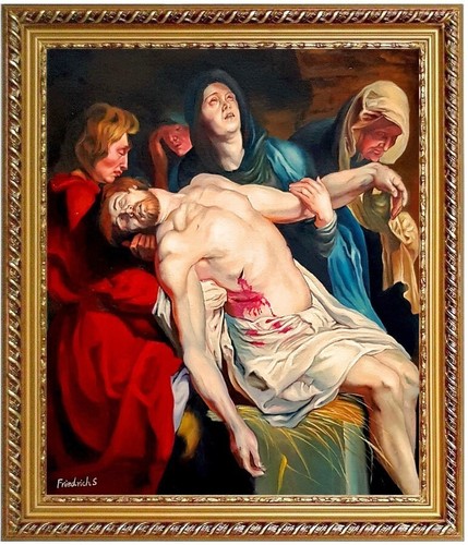 Quadro olio gesù cristo - olio,
