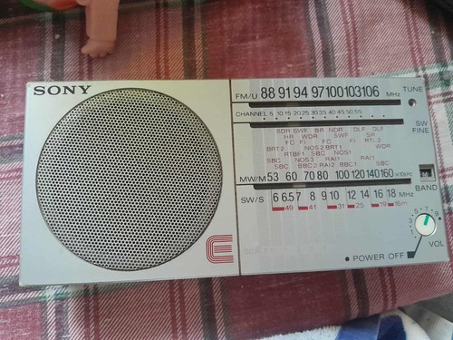 Radio vintage sony icf - radio,