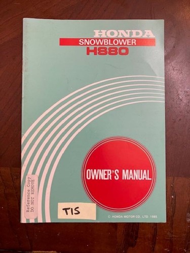 Oem honda hs80 snow - oem, blower