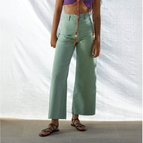 Jeans zara marine gamba larga - jeans,