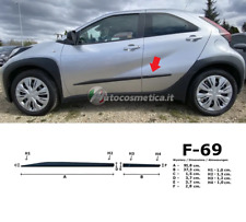 Profili porte fasce paracolpi portiere in plastica nera per Toyota Aygo X 2020+*