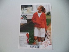 advertising Pubblicità 1978 MACCHINA PER SINGER FUTURA
