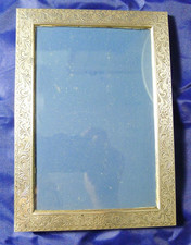 CORNICETTA CORNICE ANTICA PORTAFOTO ARGENTO 800 INTAGLIATA ARREDO IDEA REGALO