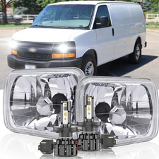 Par de faros LED 7X6 Hi/Lo