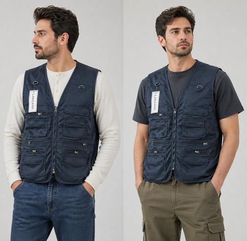 Gilet uomo utility - gilet, multitasche