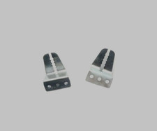 Coppia Fermafili a Z in Metallo per Veneziane da 35 e 50mm Fissaggio Efficace