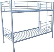 Letto a castello KIMI in metallo con rete a listelli, scomponibile in 2 letti