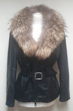 GIACCA CON COLLO PELLICCIA IN