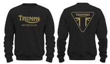 FELPA TRIUMPH girocollo sweatshirt TRIUMPH MOTORCYCLES MOTO  ENDURO