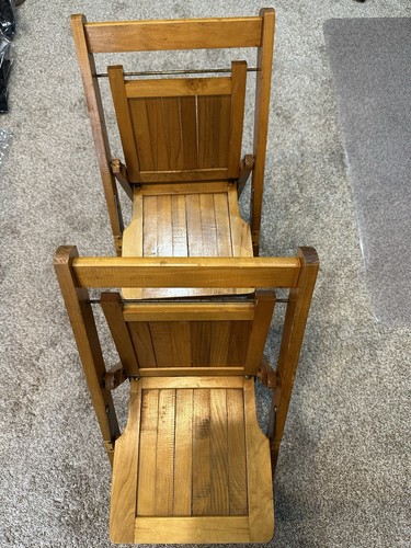Set sedie pieghevoli vintage - 2,