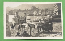 SANTA MARGHERITA LIGURE PANORAMA LAVORATRICI DI PIZZI AL TOMBOLO  VIAGGIATA 1913