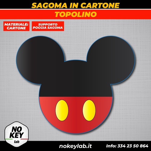 Topolino disney sagoma - disney, cartone