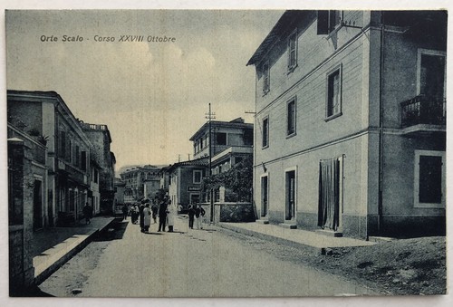 Cartolina orte scalo corso - orte,