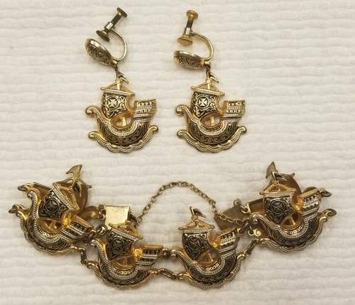 Bracciale damascato navi - bracciale,