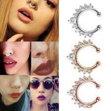 ORECCHINO ANELLO FINTO NASO