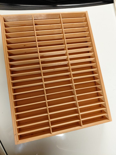 Porta musicassette legno - in,