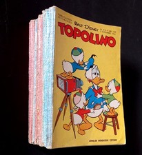 TOPOLINO Lotto 9 Albi 314 323 325 326 335 344 348 361 371 Con Bollini Leggi desc