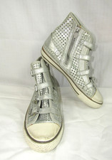 Sneakers alte in pelle vergine