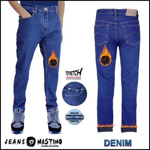 Jeans uomo mastino - jeans,
