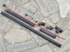 KIT TUBI SCARICO STUFA PELLET 80MM E SCOVOLI PER PULIZIA                     