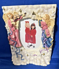 Cornice portafoto in ceramica 4x6" tema angelo