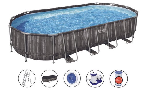 Piscina power steel set - , ovale
