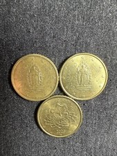 3 monete 50 cent - ⭐️🇸🇲3,