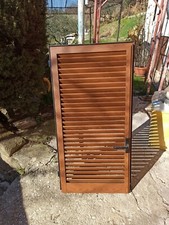 Quattro Persiane in Alluminio, Color Noce Chiaro, Semi Nuove