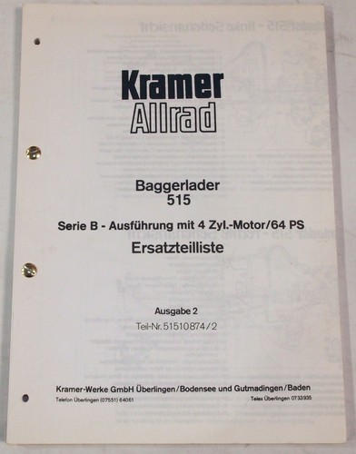 Kramer allrad 515 baggerlader - kramer,