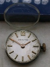 ZENITH Movimento Anno 1954 Ø 15,4 mm Con Quadrante E Vetro, Funzionante - OTTIMO