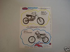 advertising Pubblicità 1978 BIMOTOR CROSS 50/AIM 75