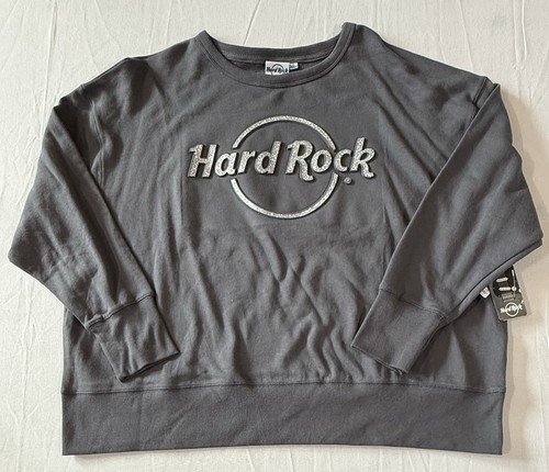 Felpa hard rock grigia cropped - rock,