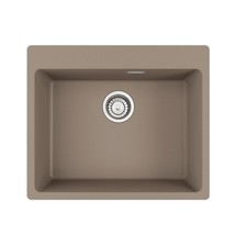 FRANKE 114.0661.701 LAVELLO MONOVASCA 59x50 IN FRAGRANITE OYSTER